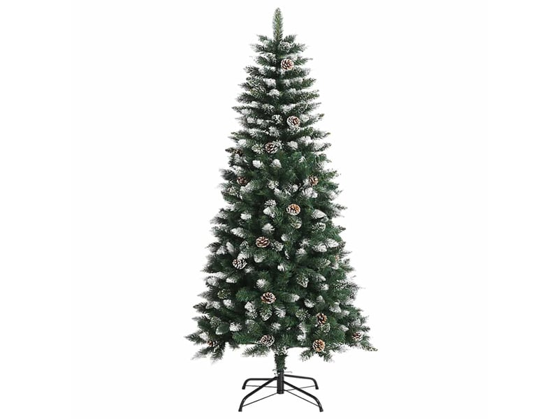  Sapin de noël artificiel, arbre de noël vert 120 cm pvc, plastique et acier shl9378  - Conforama E