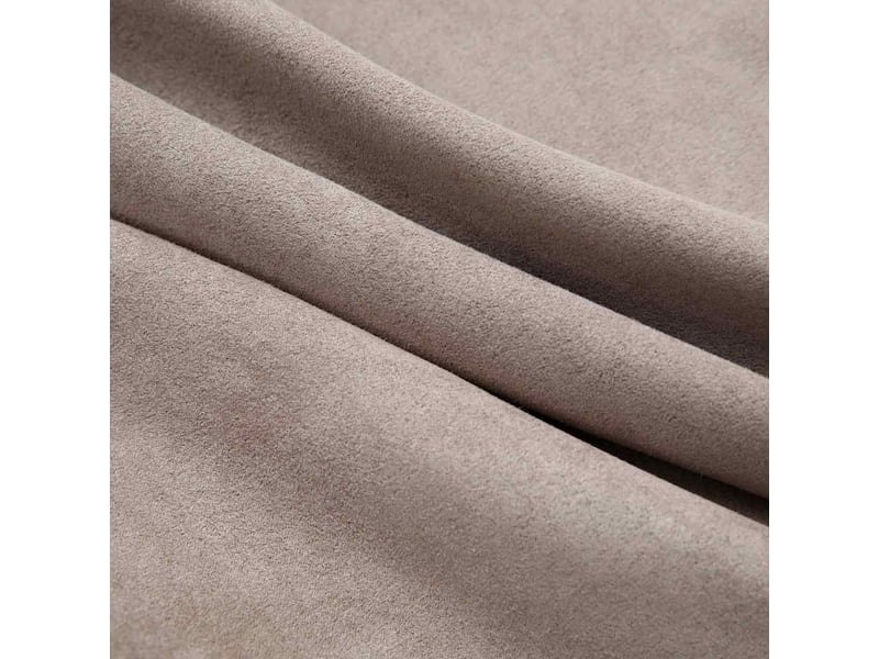  Lot de 2 rideaux occultants, rideaux black-out avec anneaux en métal taupe 140x225 cm cf44852  - Conforama D