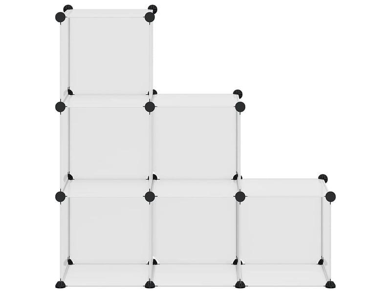 Cubes de rangement 6 pcs transparent pp - Conforama E
