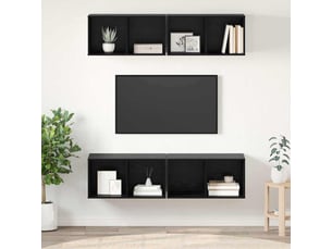 Meuble tv coloris noir 1 cm <strong></strong>  <strong></strong>