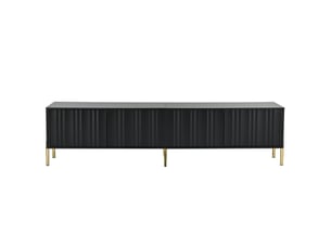 Meuble tv coloris noir 190 cm   