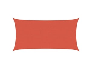 Voile d'ombrage - voile d'ombre - voile parasol 160 gm² terre cuite 2,5x5 m pehd