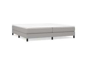Lit 2 places 200x200 cm coloris gris
