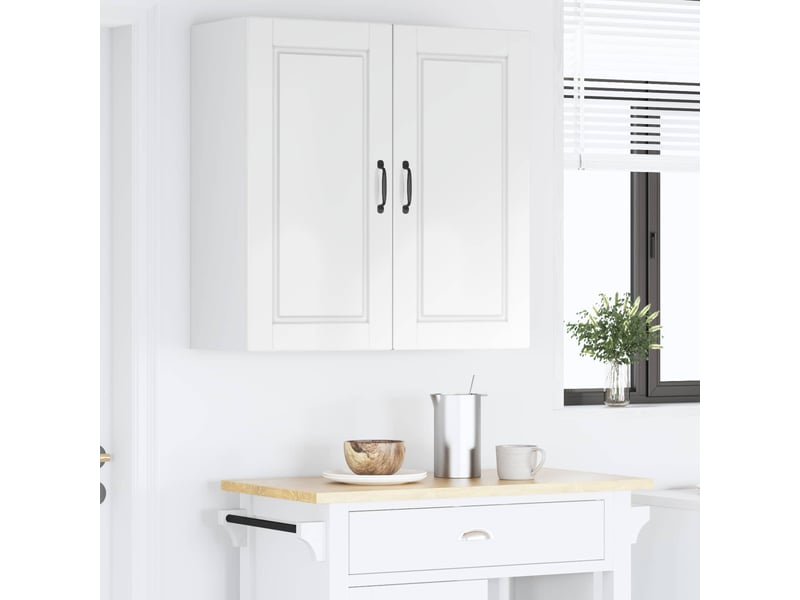  Meuble mural de cuisine, armoire de cuisine blanc brillant 80x31x80cm shl8610  - Conforama D