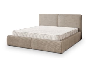 Lit coffre 120x200cm MASSENO   coloris beige