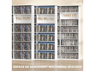 Etagère 145 cm coloris blanc
