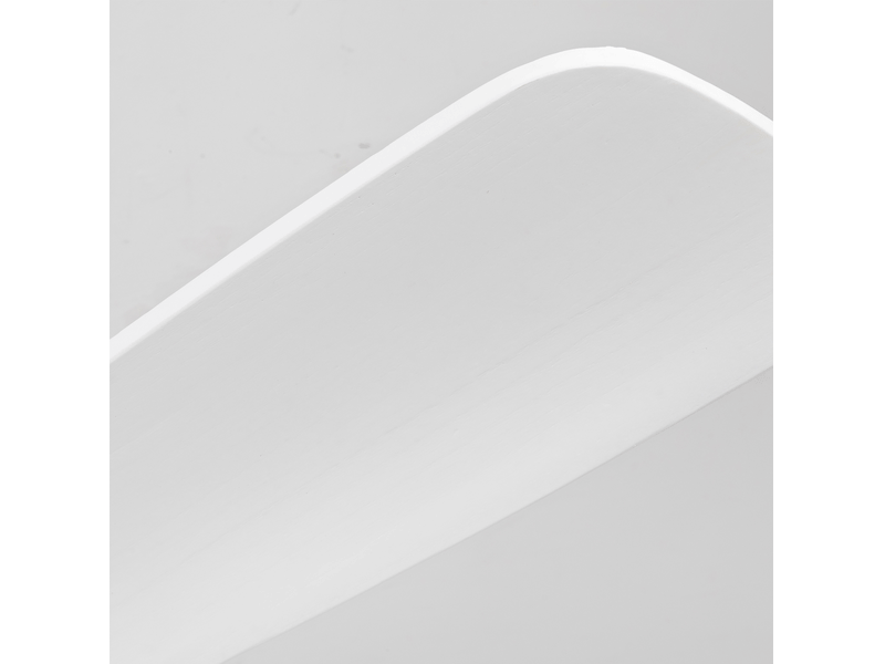  Ventilateur de plafond 52 pouces avec lumière, télécommande, moteur dc réversible, bois , blanc et doré  - Conforama E
