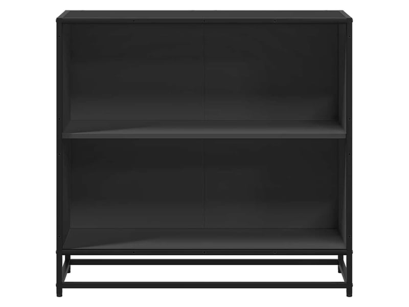  Bibliothèque, meuble de rangement salon noir 80,5x35x76 cm bois d'ingénierie  - Conforama D