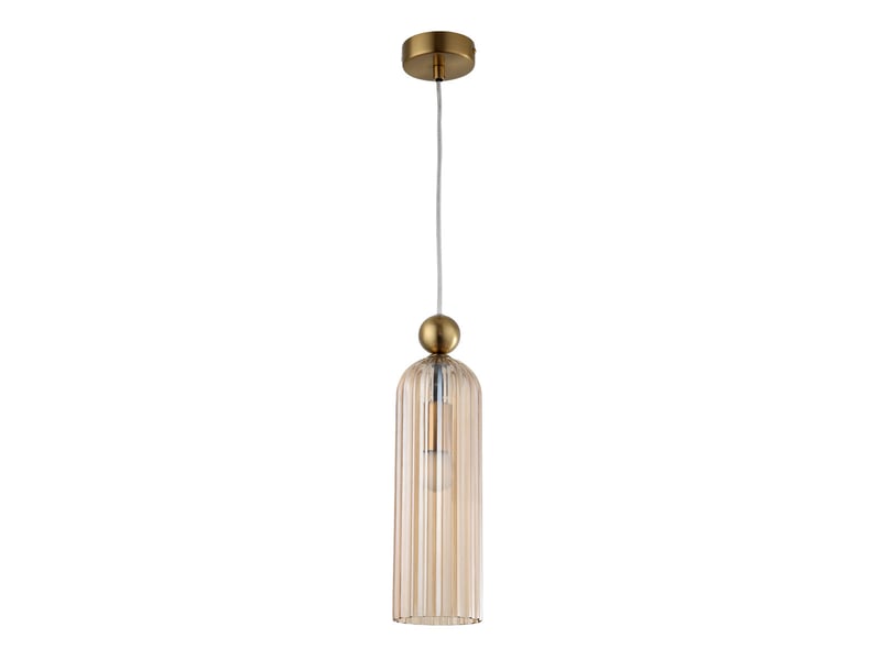  Suspension de plafond light prestige piega ambre 1 x e14 1 pc.  - Conforama E