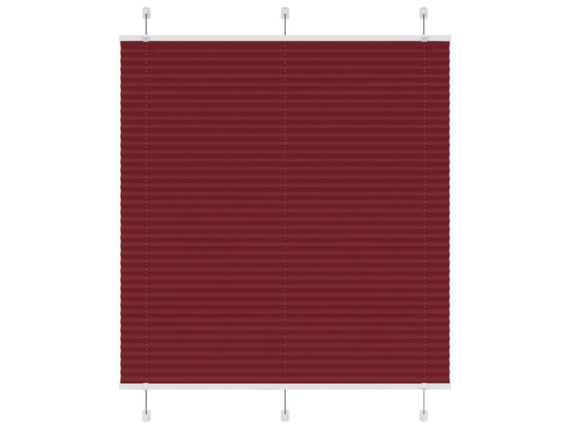  Store plissé, store de fenêtre rouge bordeaux 115x150 cm largeur du tissu 114,4cm cf47028  - Conforama B