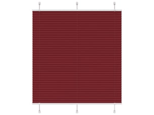 Store plissé, store de fenêtre rouge bordeaux 115x150 cm largeur du tissu 114,4cm cf47028