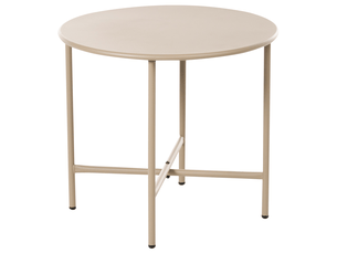 Table bistrot ovaro 50 cm 50 cm métal beige