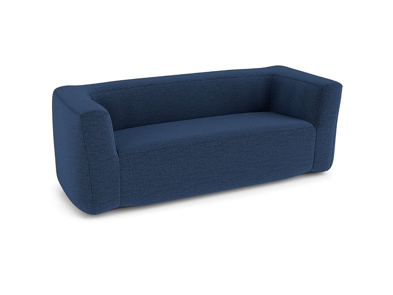 Costway fauteuil gonflable, canapé 2-3 places avec housse détachable, accoudoirs larges, assise spacieux (bleu) - Conforama A