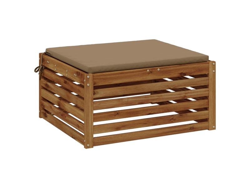 Coussin de siège, coussin d'assise 1 pièce soest 100 % polyester taupe cf55704 - Conforama C