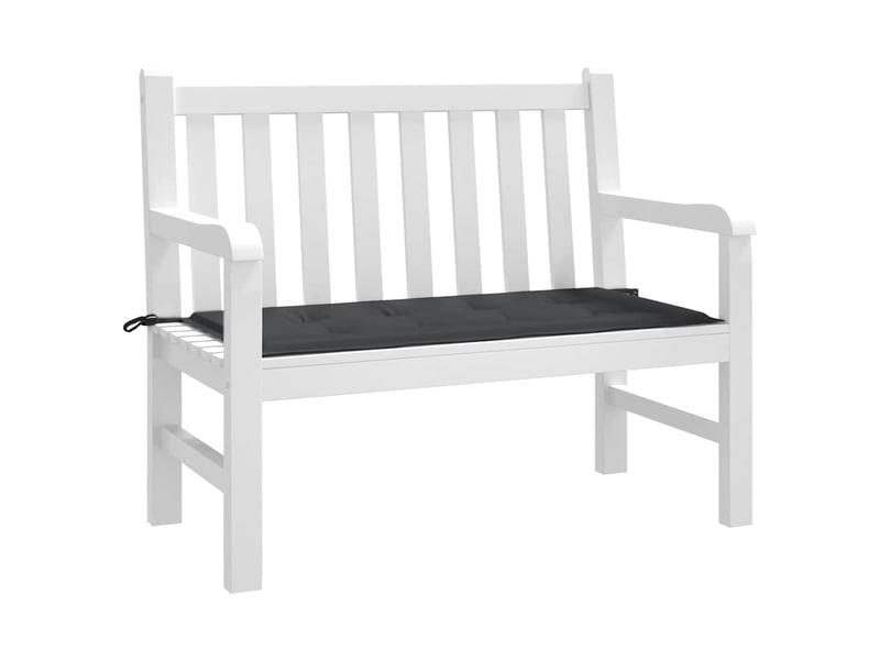  Coussin de banc de jardin, coussin d'assise noir 120x50x3 cm tissu oxford cf52774  - Conforama C