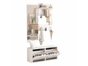 Console 0 tiroir(s)  coloris blanc <strong></strong> <strong></strong> - longueur 90 cm - 90 cm