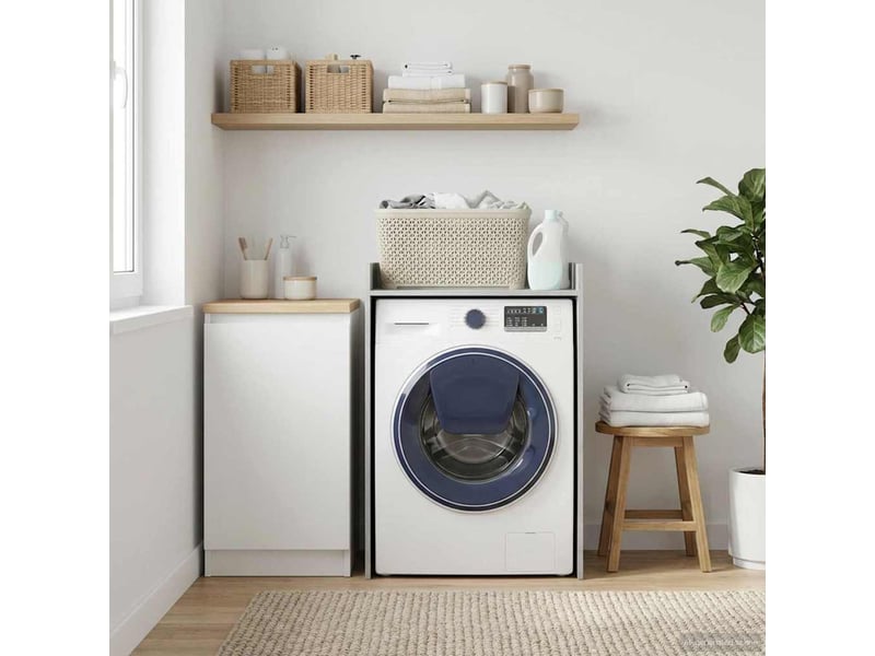  Armoire pour machine à laver sonoma gris 67,5x62x97 cm  - Conforama D