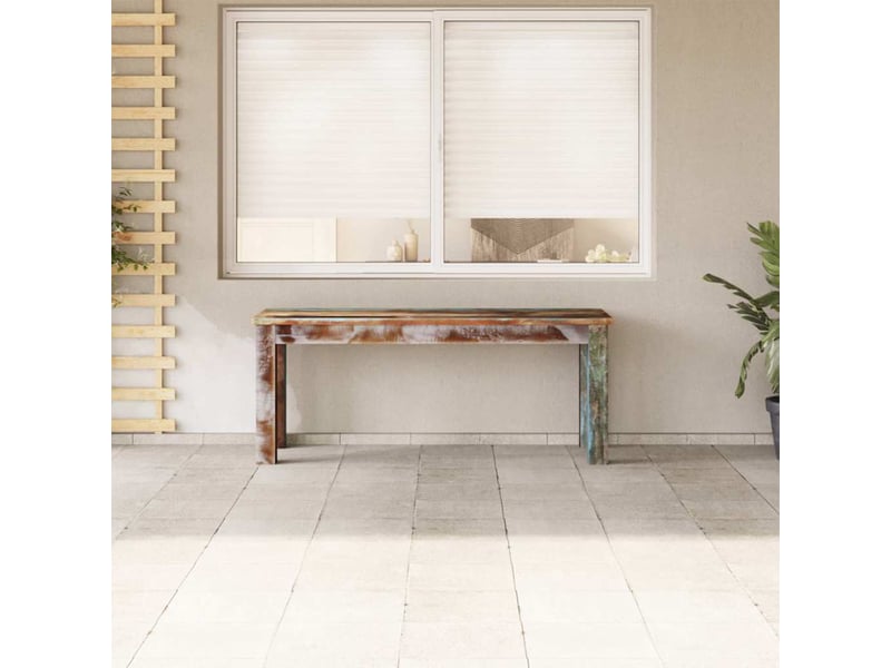  Banc d'entrée, banc d'intérieur 110x35x45 cm bois de récupération massif shl38170  - Conforama C