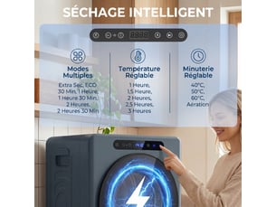 Seche linge - Evacuation 49 kg largeur 49 cm