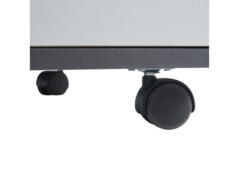  Table basse relevable avec rangement, grise et blanche, 100 x 98 x 65 cm  - Conforama W