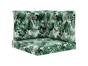 Coussin de canapé d'extérieur, coussin de chaise polyester motif feuilles cf54111