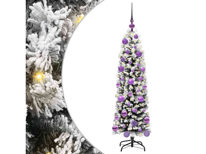 Sapin de noël artificiel, arbre de noël vert 120 cm pvc et acier et plastique shl9140 - Conforama A