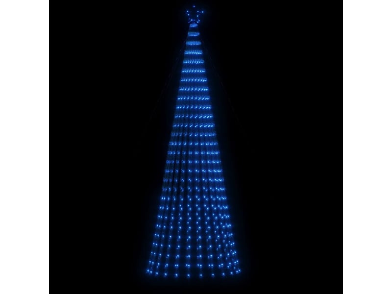  Sapin de noël, arbre de noël à led 688 led bleu 300 cm  - Conforama C