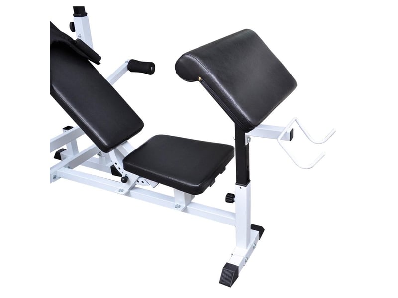  Banc de musculation universel avec support pour haltère sport fitness musculation 0702057  - Conforama C