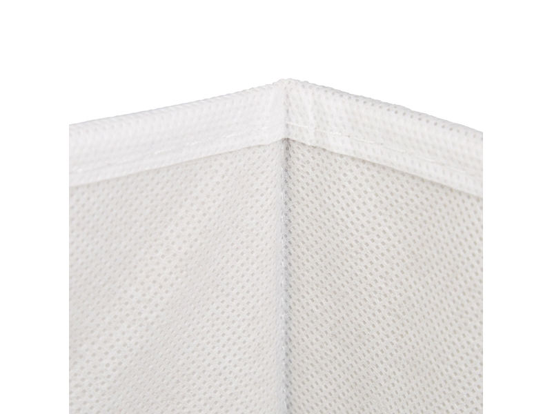  Panier de rangement pliant salle de bain salon 31 x 31 x 31 cm pratique en bambou naturel 13_0010254  - Conforama E