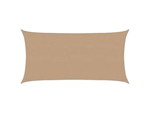 Voile d'ombrage - voile d'ombre - voile parasol 160 gm² taupe 2,5x5 m pehd