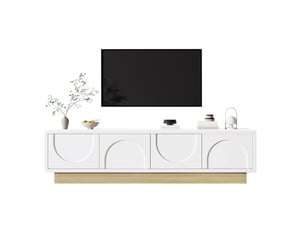 Meuble tv coloris bicolore 175 cm MEUBLIV  