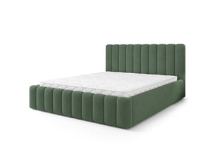 Lit coffre 120x200cm <strong>MASSENO</strong> <strong></strong> coloris vert