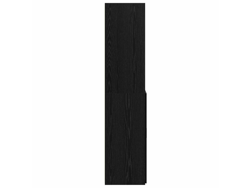  Buffet - haut armoire chêne noir 70 x 42,5 x 185 cm bois d'ingénierie  - Conforama D