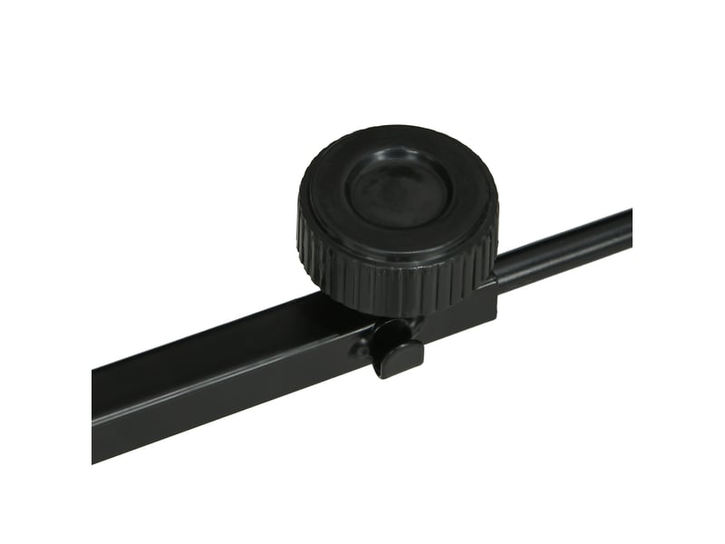  Support de lampe chauffante pour terrarium 40 x 15 x 95 cm noir en acier, hauteur et largeur réglables  - Conforama D