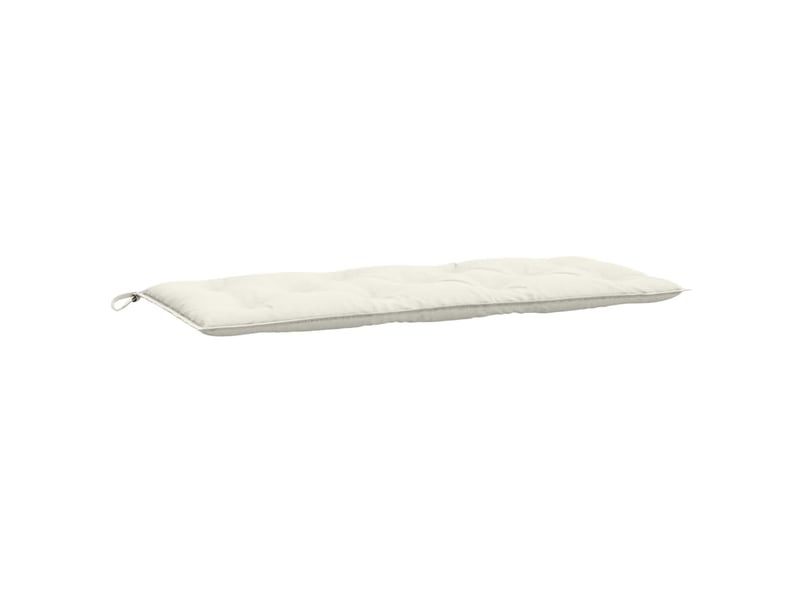  Lot de 2 coussins de banc de jardin, coussins d'assise crème mélangé tissu cf58655  - Conforama E