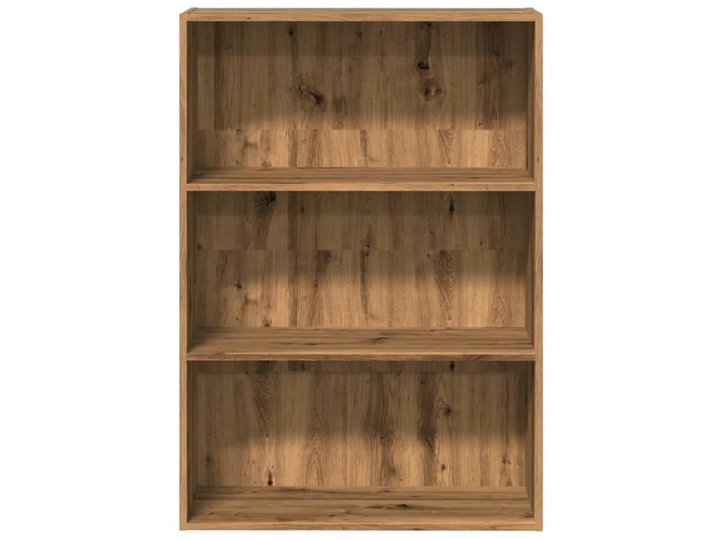  Bibliothèque, étagère de rangement chêne artisanal 80x30x114 cm bois d'ingénierie  - Conforama D