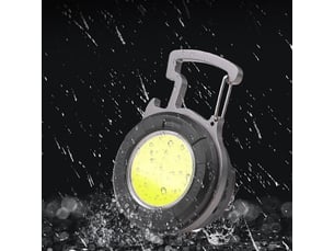 Cob multi-fonction mini porte-clés lumière travail lumière voiture réparation lumière ménage lampe de poche d'urgence 7.552.5cm