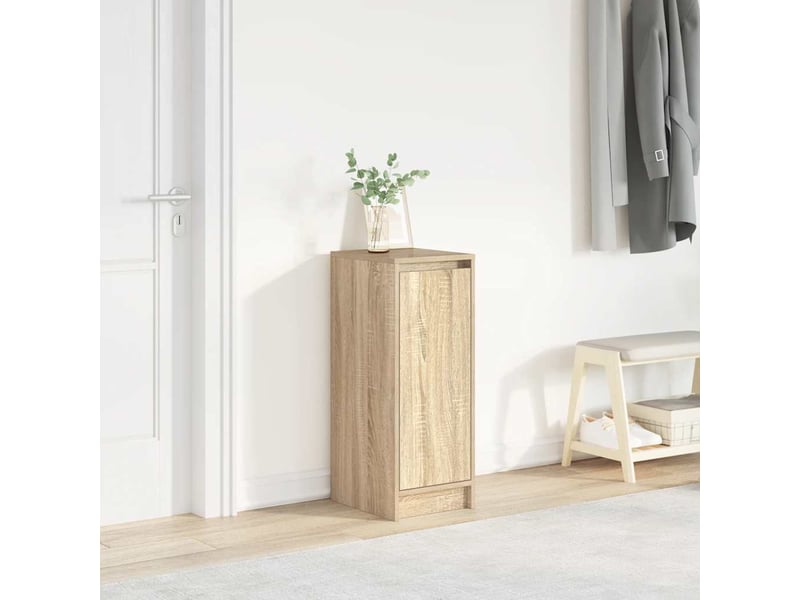  Meuble à chaussure, armoire à chaussures chêne sonoma 29,5x34x76 cm bois ingénierie  - Conforama B