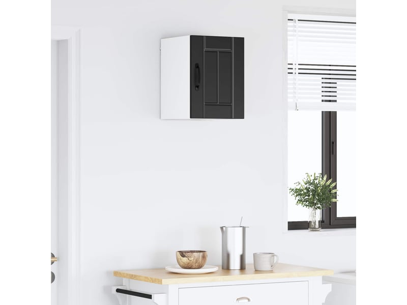  Meuble mural de cuisine, armoire de cuisine noir 30x31x40cm bois d'ingénierie shl27  - Conforama D