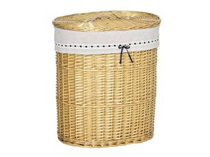Panier à linge avec couvercle 100 l 51x38x57 cm evryae