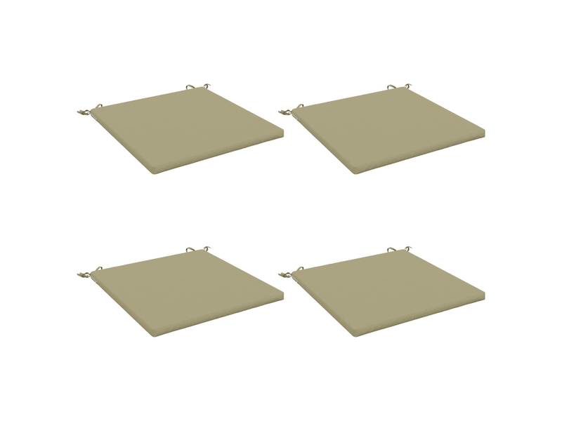  Lot de 4 coussins de siège, coussins d'assise soest 100 % polyester cf60128  - Conforama A