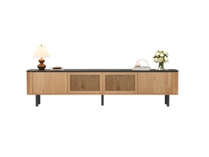 Meuble tv coloris bicolore 190 cm MEUBLIV  