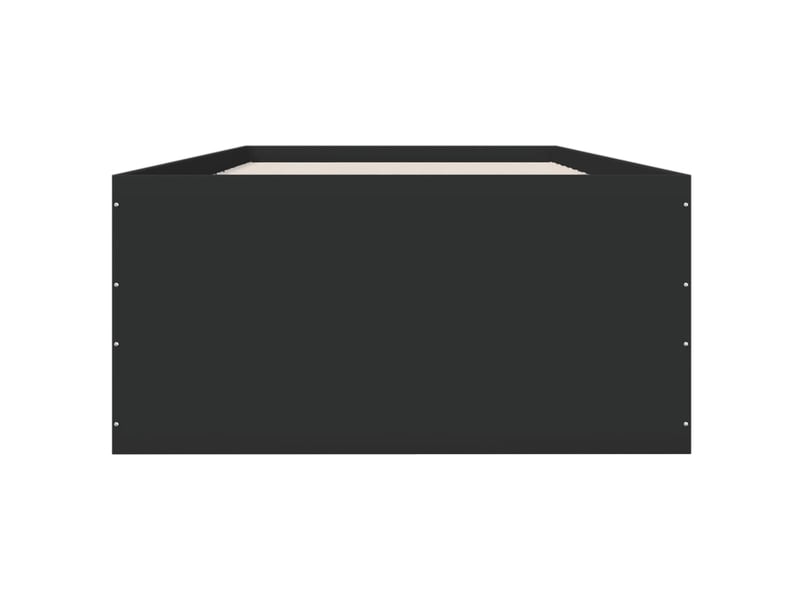 Lit simple- lit adulte -  cadre de lit sans matelas noir 100x200 cm  - Conforama C