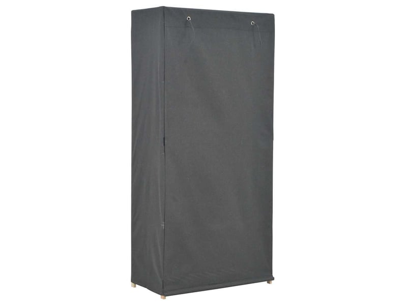  Garde-robe chambre, armoire de rangement gris 79x40x170 cm tissu  - Conforama C