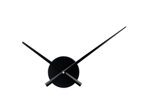 Aiguilles pour horloge murale 3d – mécanisme silencieux, aiguille des heures à monter soi-même – décoration de chambre – noir