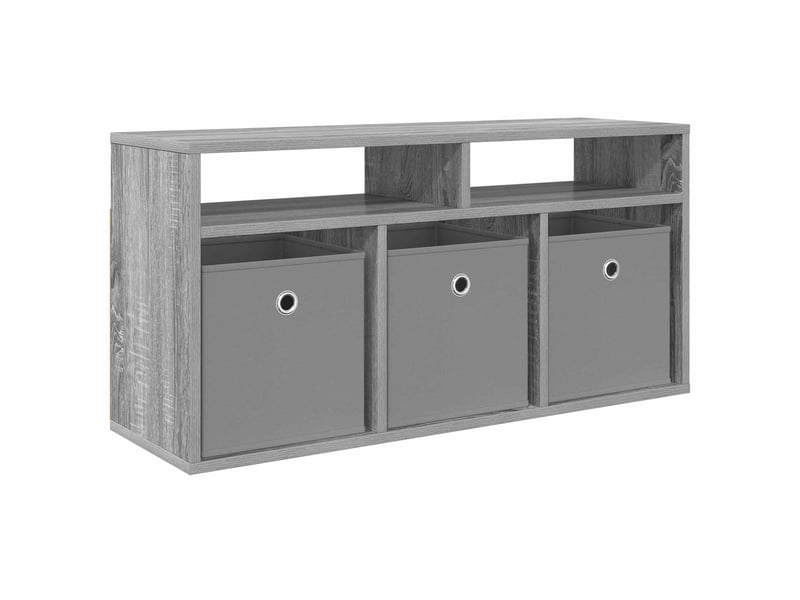  Meuble tv - basboard avec tiroir gris sonoma 87 x 27,5 x 43 cm  - Conforama A