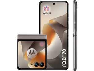 Smartphone clapet pliable 5g 8 go 256 go hématite écran interne 6,9 pouces ltpo extreme amoled