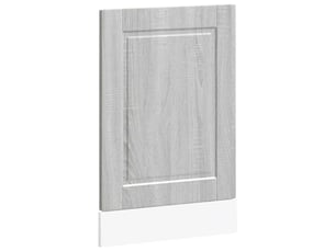Panneau de lave-vaisselle sonoma gris 45x1,5x57cm