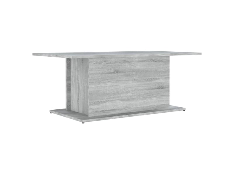  Table basse rectangulaire | table de salon sonoma gris 102x55,5x40 cm bois d'ingénierie  - Conforama A