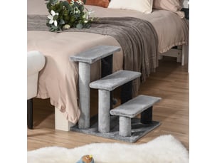 Chaise fauteuil mobile 45 40 48 cm bois gris homvra